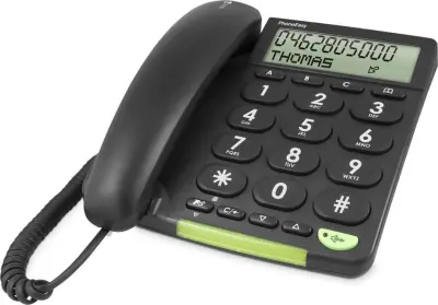 doro Velikotipični telefon doroPhoneEasy312css črn