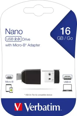 Verbatim Micro USB-ključ 16GB 2.0 VERBATIM 49821