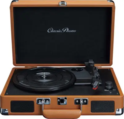 Gramofon v kovčku LENCO Classic Phono TT-10BN