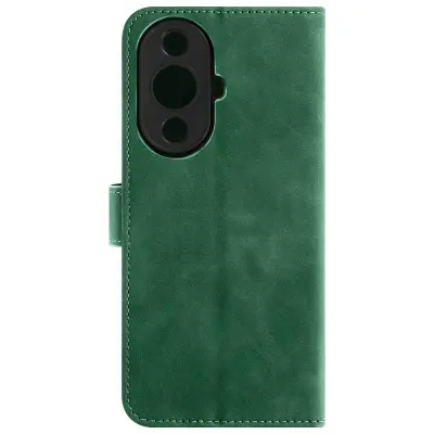 Preklopna torbica denarnica Huawei Nova 11 Pro, elegantna serija temno zelene barve
