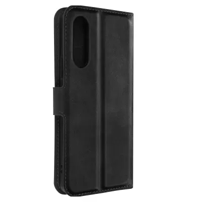 Ovitek za Sony Xperia 10 V / 10 VI, Wallet Flip - kolekcija Prestifold ?rna