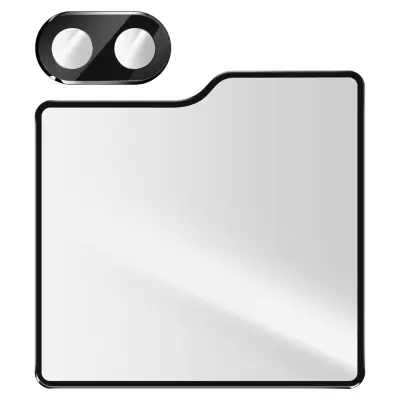 Zašcita 3D kamere iz kaljenega stekla, Black Contour str. Samsung Z-Flip 5