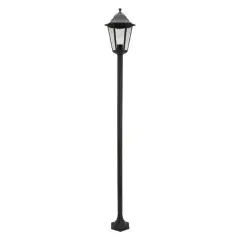 Smartwares Vrtna ulična svetilka 60 W črna 175 cm CLAS5000.035