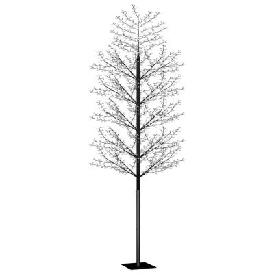 vidaXL Božično drevesce z 2000 LED lučkami češnjevi cvetovi 500 cm