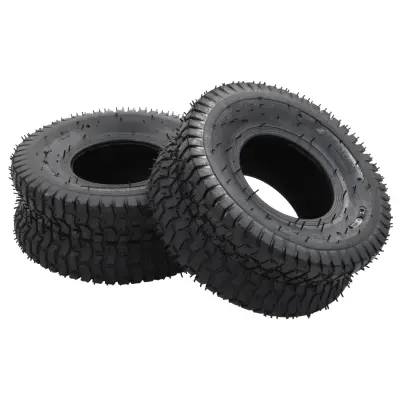 vidaXL Pnevmatike za samokolnico 2 kosa 15x6,00-6 4PR guma