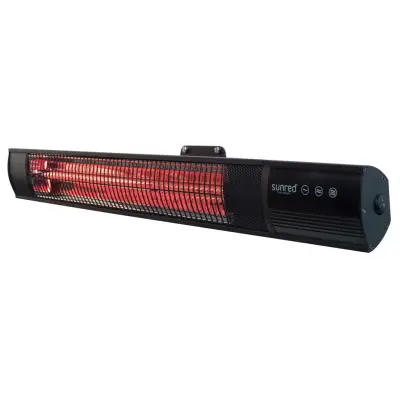 Sunred Stenski grelnik Royal Diamond Dark 2500 W rožnato zlat in črn