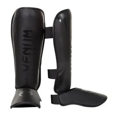 Venum Challenger Standup Shin Guards, Matte/Black - XL