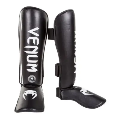 Venum Challenger Standup Shin Guards, Black - XL