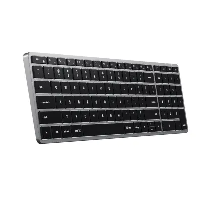 Satechi SLIM X2 Slim bluetooth Wireless Keyboard + Num. Keypad - US - vesoljsko siva