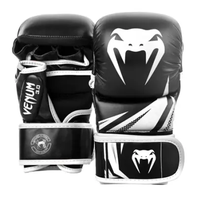 Venum Challenger 3.0 Sparring Gloves, Black/White - M