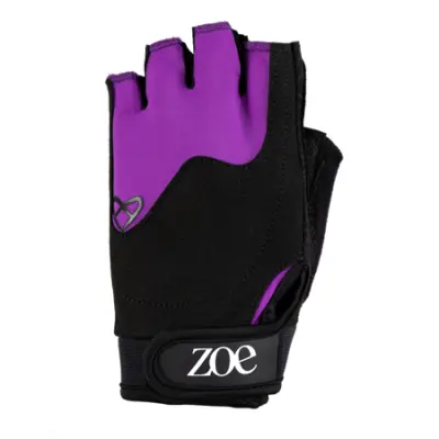 Zoe Essentials Fitness Gloves, Purple - XXS