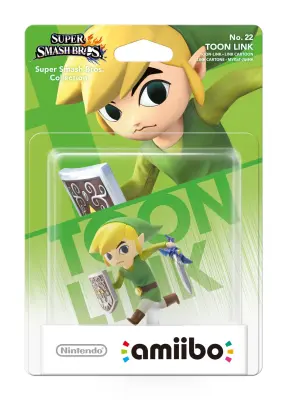 AMIIBO TOON LINK NO. 22 (SUPER SMASH) figura