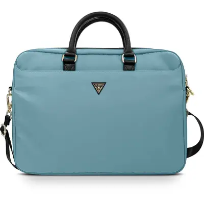Guess Triangle torba za prenosnike do 16, modra