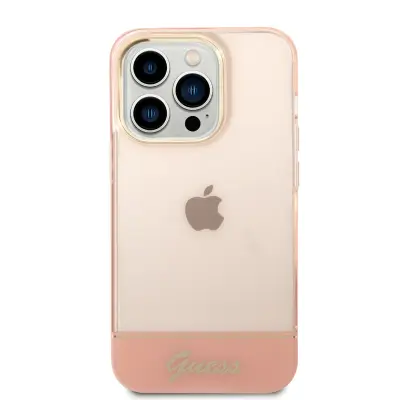 Ovitek GUESS GUHCP14LHGCOP, Iphone 14 Pro, roza