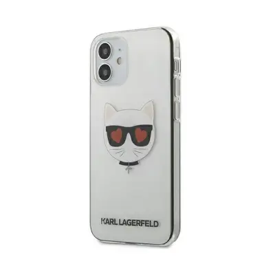 Ovitek KARL LAGERFELD KLHCP12SCLTR, Iphone 12 mini, prozoren
