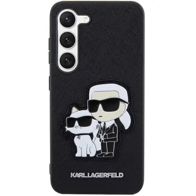 Ovitek KARL LAGERFELD KLHCS23MSANKCPK, Samsung Galaxy S23+, črn