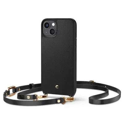Ovitek SPIGEN CYRILL CHARM ACS03186VO, Iphone 13, črn