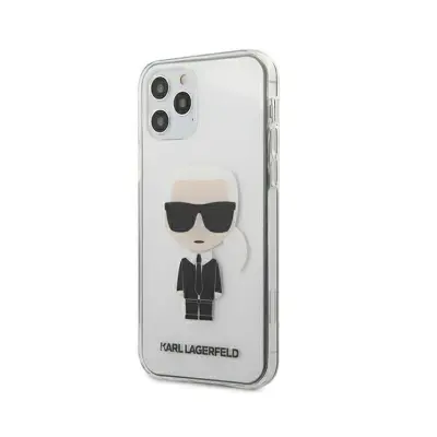 Ovitek KARL LAGERFELD KLHCP12MTRIK, Iphone 12/12 PRO, prozoren