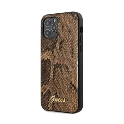 Ovitek GUESS GUHCP12LPUSNSMLBR, Iphone 12 PRO MAX, rjav