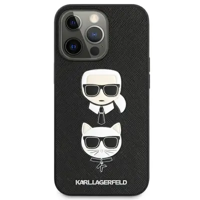 Ovitek KARL LAGERFELD KLHCP13LSAKICKCBK Iphone 13/13 Pro, črn