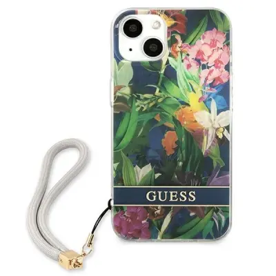 Ovitek GUESS GUHCP13LHFLSB, Iphone 13 Pro, moder