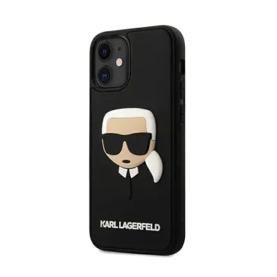 Ovitek KARL LAGERFELD KLHCP12SKH3DBK, Iphone 12 MINI, ,črn