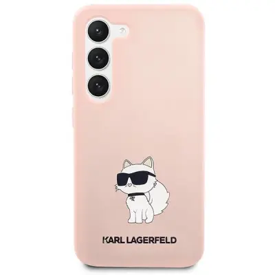 Ovitek KARL AGERFELD KLHCS23MSNCHBCP, Samsung Galaxy S23+, roza