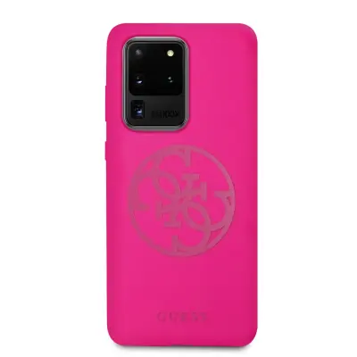 Ovitek GUESS GUHCS69LS4GFU Samsung Galaxy S20 ULTRA, roza