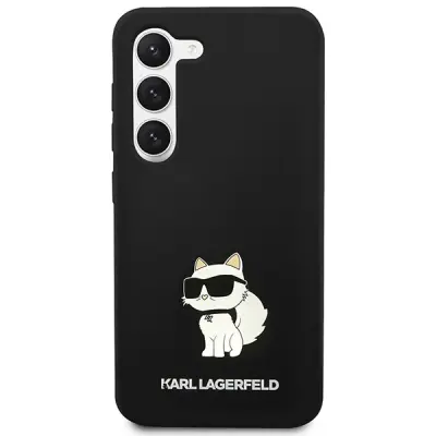 Ovitek KARL LAGERFELD KLHCS23MSNCHBCK, Samsung Galaxy S23+, črn