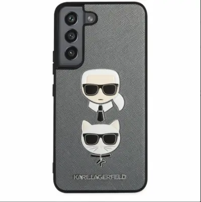 Ovitek KARL LAGERFELD KLHCS22MSAKICKCSL, Samsung Galaxy S22+, siv