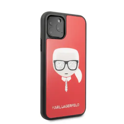 Ovitek KARL LAGERFELD KLHCN58DLHRE Iphone 11 pro, rdeč