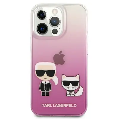 Ovitek KARL LAGERFELD KLHCP13LCKTRP, Iphone 13/13 Pro, roza