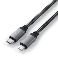 Satechi USB-C to Lightning Short Cable 25cm - vesoljsko siva