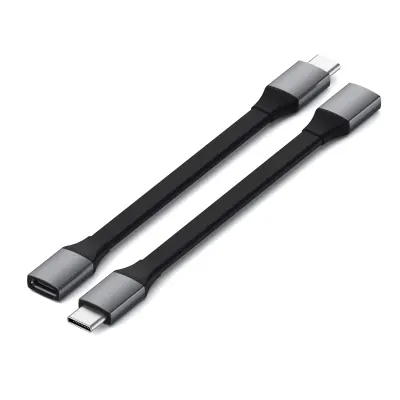 Satechi USB-C Mini Extension Cable - črn magnetni adapter