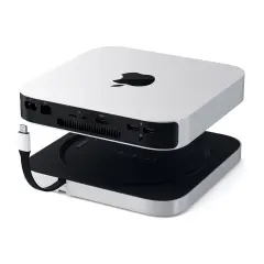 Satechi Aluminium Type-C Stand and Hub for Mac Mini - srebrna