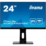 Monitor Iiyama 60,5 cm (23,8") XUB2492HSC-B1 1920x1080 75Hz IPS 4ms HDMI DisplayPort USB-C 65W 2xUSB3.0 Pivot Zvočniki  sRGB99% ProLite