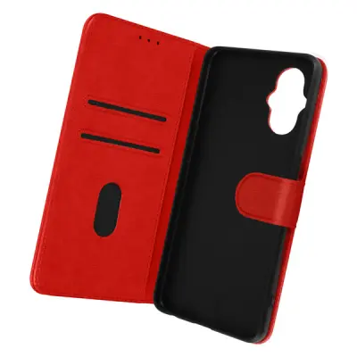 Folio Case Oppo Reno 8 Lite 5G z držalom za kartico - rdeca