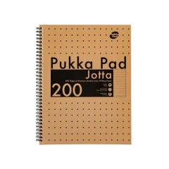 Blok špirala Jotta Pukka Pad A4+ 225 x 297mm 200 strani/80gr črtni, natur 9565-kra