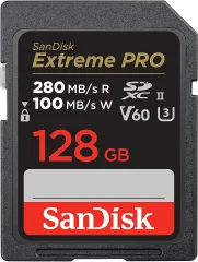 SanDisk Extreme PRO 128GB V60 SD pomnilniška kartica