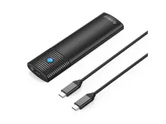 Zunanje ohišje za M.2 NVMe/SATA 2230-2280 v USB3.2 Gen2 Type-C, aluminij, črno, ORICO PWDM2-G2