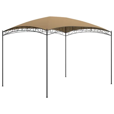 vidaXL Paviljon 3x4x2,65 m taupe barve 180 g/m²