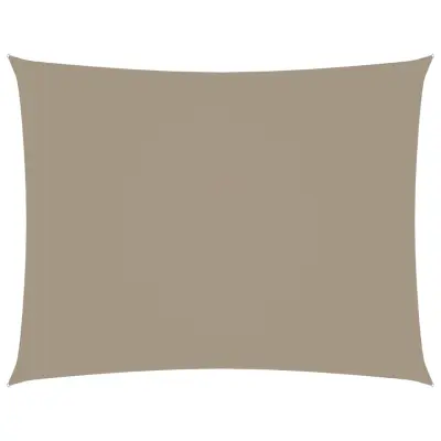 vidaXL Senčno jadro oksford blago pravokotno 2,5x3,5 m taupe