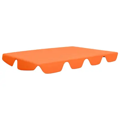 vidaXL Streha za vrtno gugalnico oranžna 150/130x105/70 cm