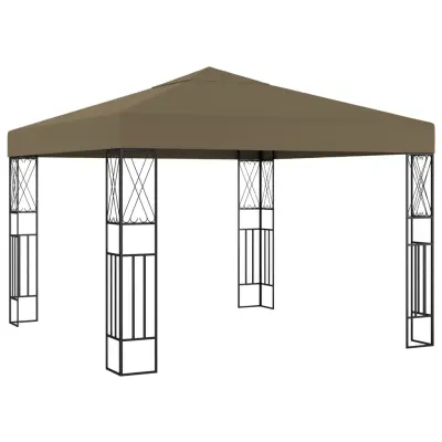 vidaXL Paviljon 3x3 m taupe blago