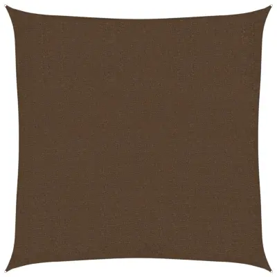 vidaXL Senčno jadro 160 g/m² rjavo 2,5x2,5 m HDPE