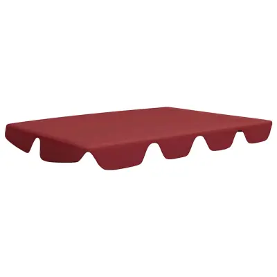 vidaXL Streha za vrtno gugalnico vinsko rdeča 150/130x105/70 cm