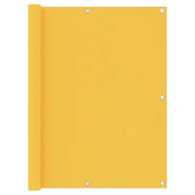 vidaXL Balkonsko platno rumeno 120x600 cm oksford blago