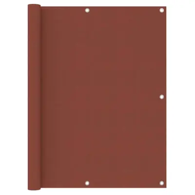 vidaXL Balkonsko platno terakota 120x500 cm oksford blago