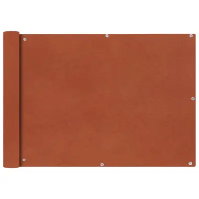 vidaXL Balkonsko Platno Oksford Tekstil 75x600 cm Terakota
