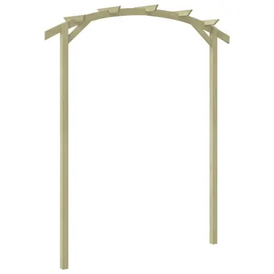 vidaXL Vrtna pergola impregnirana borovina 180x210x40 cm